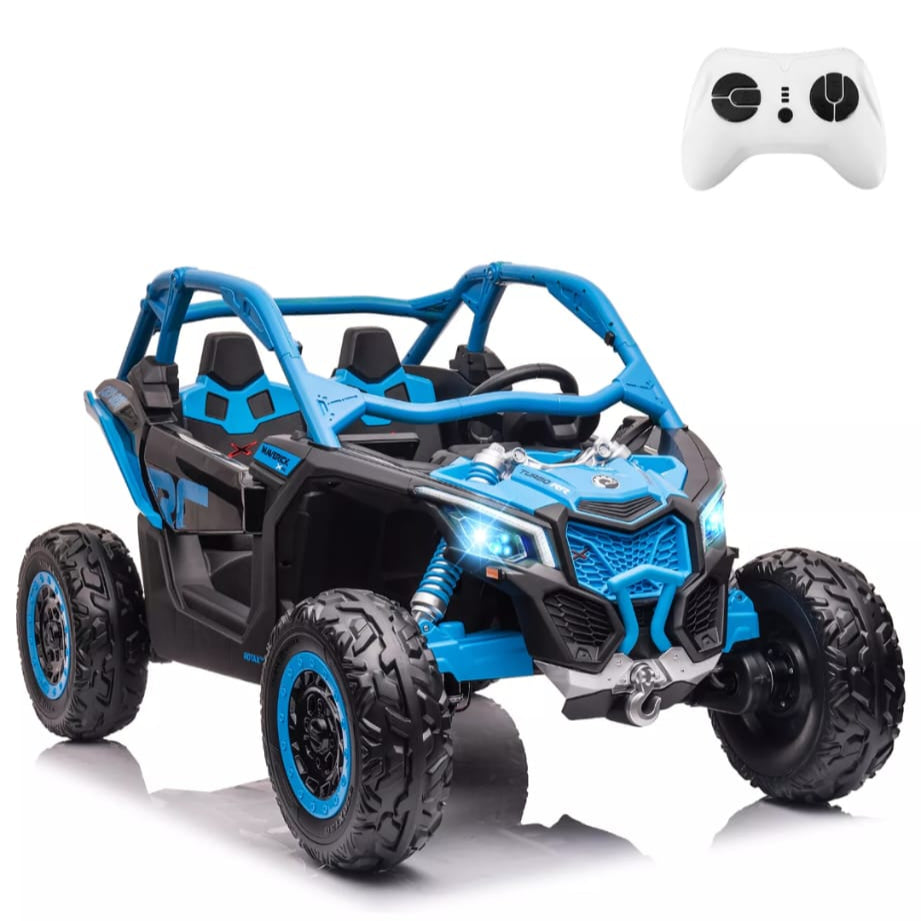 Can-Am Maverick 12V Kids Ride-On UTV with Remote Control – Turbo Off-Road Edition