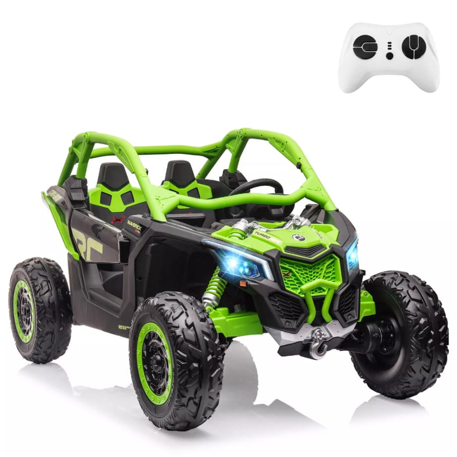 Can-Am Maverick 12V Kids Ride-On UTV with Remote Control – Turbo Off-Road Edition