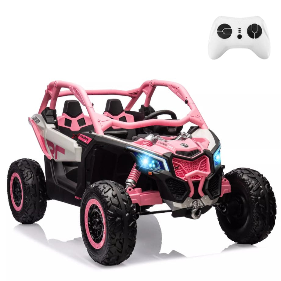 Can-Am Maverick 12V Kids Ride-On UTV with Remote Control – Turbo Off-Road Edition